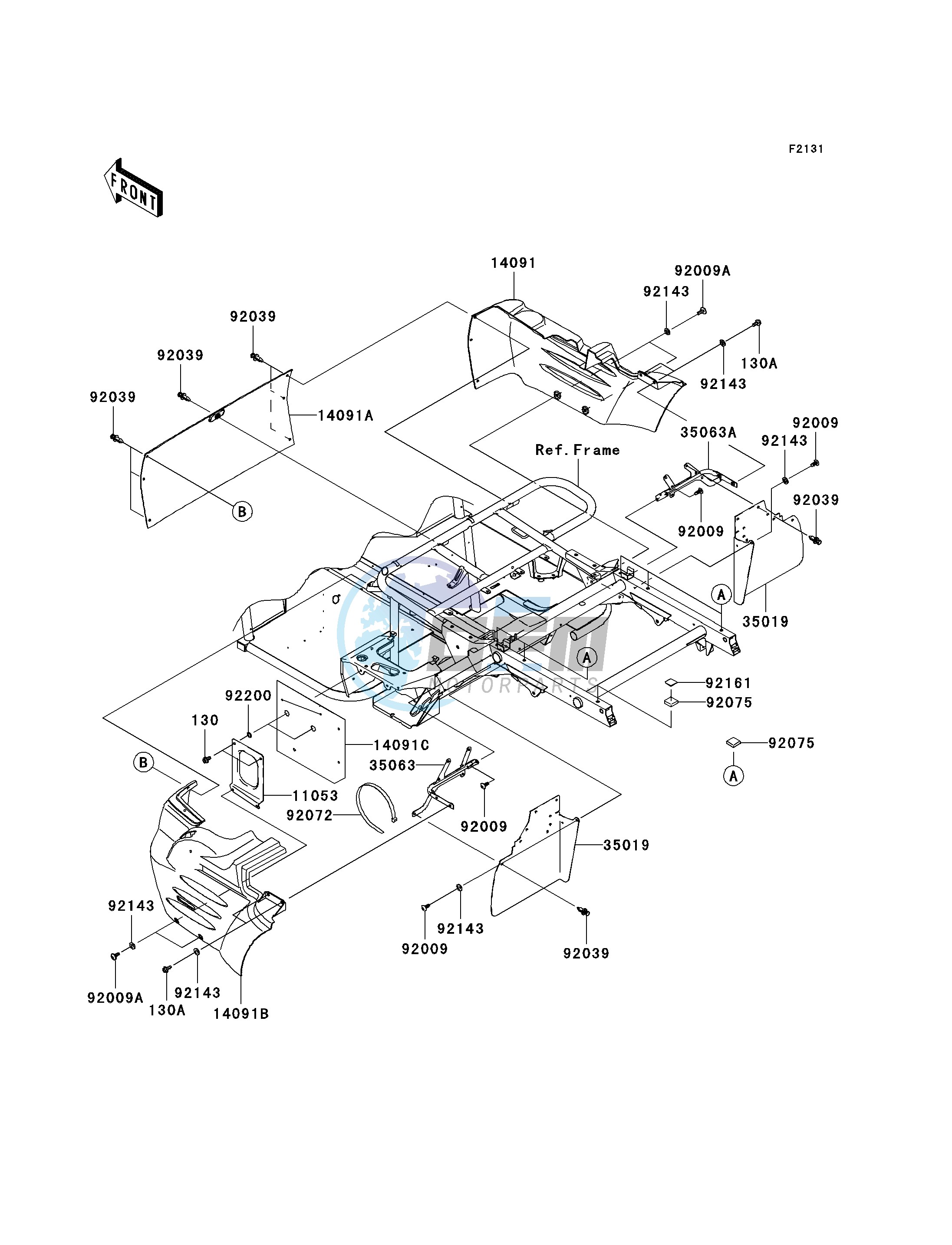 FRAME FITTINGS-- REAR- -