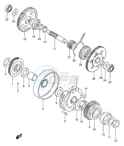 FZ50 (E1) drawing TRANSMISSION (E25,E26)