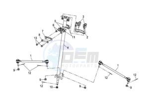 QUAD LANDER 300S drawing STUURROD