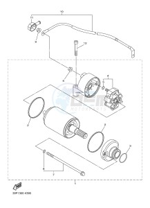 FZ8-S FZ8 FAZER 800 (42PA 42PE) drawing STARTING MOTOR