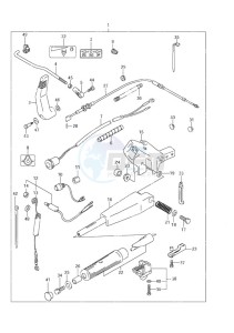 DF 9.9 drawing Tiller Handle