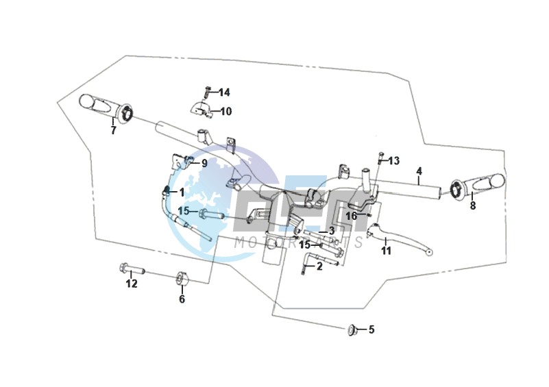 HANDLEBAR / BRAKE LEVERS /CABLES