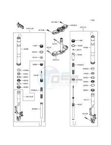 Z800 ZR800CGFA UF (UK FA) XX (EU ME A(FRICA) drawing Front Fork