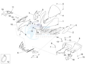 TUONO 1100 V4 RR E4 ABS (EMEA, LATAM) drawing Front body I