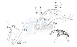 V7 Racer 750 drawing Rear body I- Mudguard