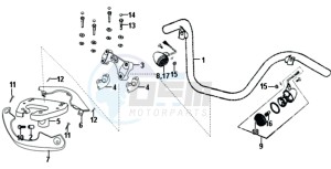 ALLO 50 25 KM/H L6 drawing HEAD LAMPKAP / MIRRORS /  CONTROLS