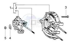 Ciao 50 Euro 1 drawing Crankcase assy