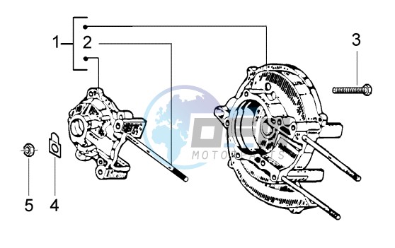 Crankcase assy