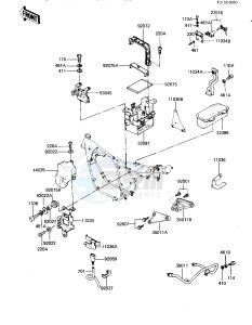 KZ 550 D [GPZ] (D1) [GPZ] drawing BATTERY CASE_TOOL CASE