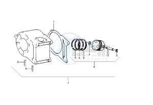 DNA 125-180 125 drawing Cylinder - Piston