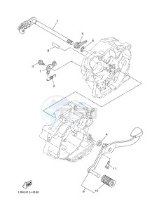 YBR125EGS (43B9) drawing SHIFT SHAFT