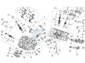 TUONO 1100 V4 RF E4 ABS (NAFTA) drawing Cylinder head - valves