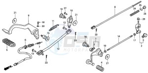 VT750C2 drawing PEDAL