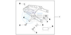 NC700DD INTEGRA E drawing KIT RR CARRIER