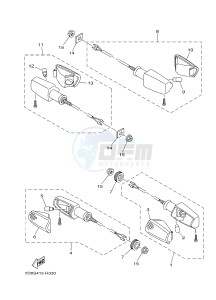 YBR125E (BN96) drawing FLASHER LIGHT