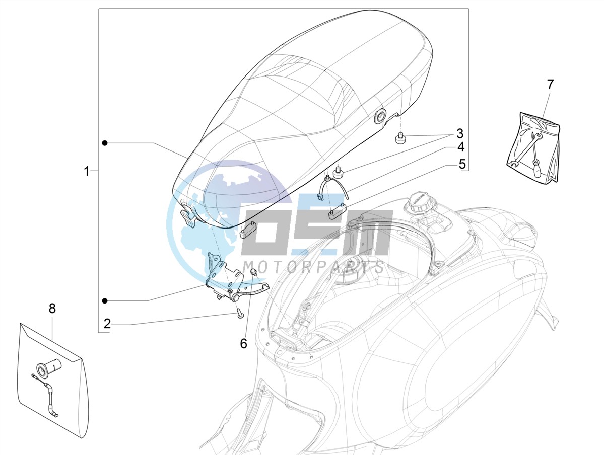 Saddle/seats