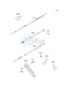 KDX200 H (H6F) 80 H6F drawing CABLES