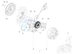 PRIMAVERA 150 4T 3V IE NOABS E3 (NAFTA) drawing Flywheel magneto