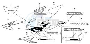 CBR1000RR drawing STRIPE/MARK (4)