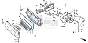 FJS600D SILVER WING drawing AIR CLEANER