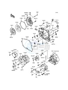 KLX250 KLX250SHF XX (EU ME A(FRICA) drawing Engine Cover(s)