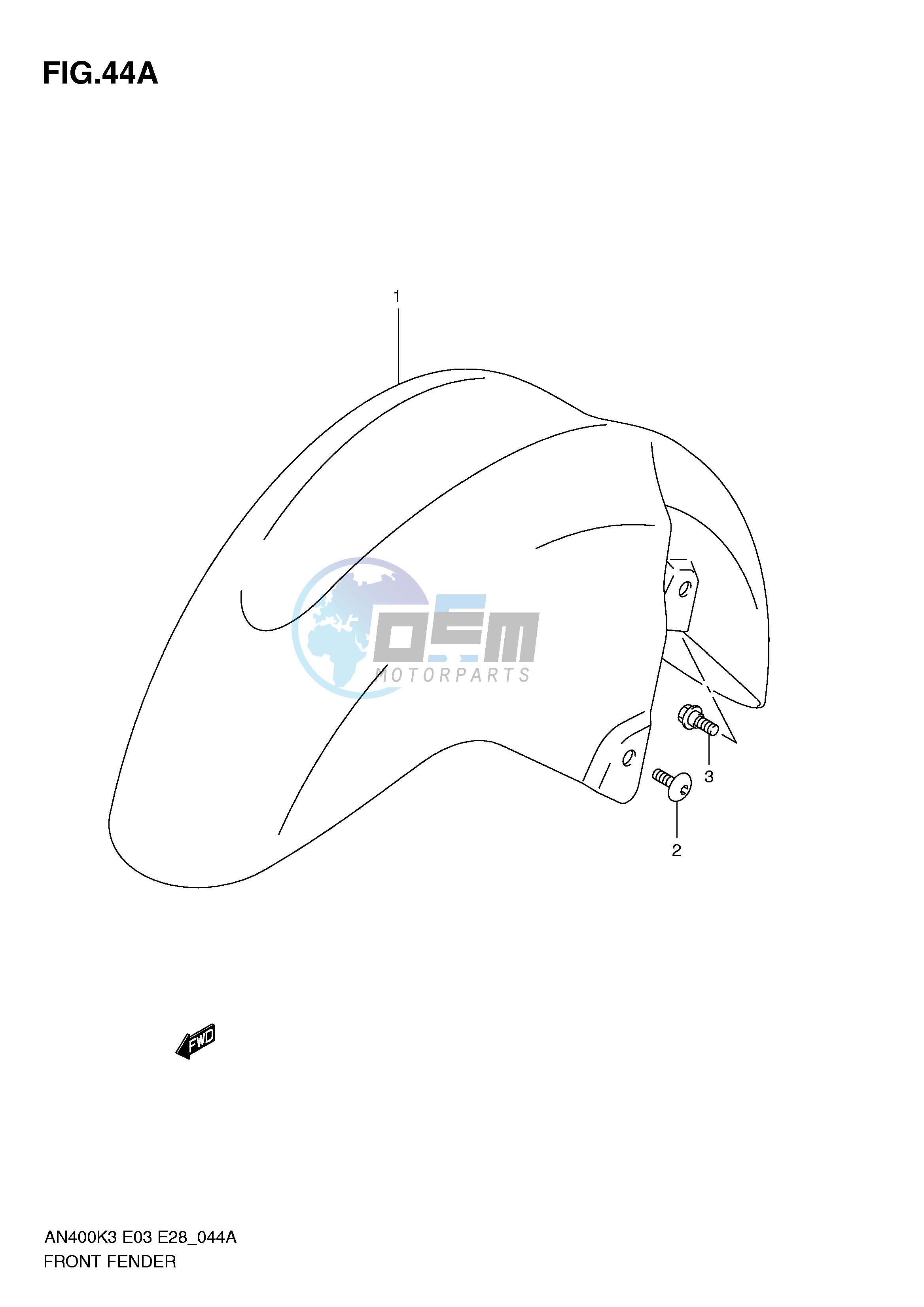 FRONT FENDER (AN400SK5 SK6)