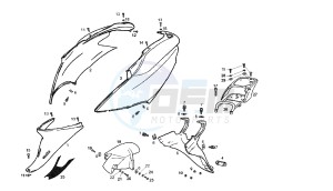 ATLANTIS - 50 CC Euro 2 4T drawing REAR BODY