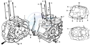 CM125C drawing CRANKCASE