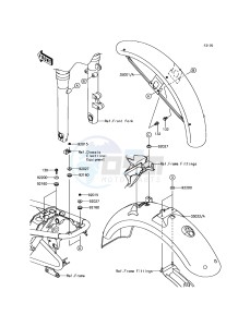 W800 EJ800AGF GB XX (EU ME A(FRICA) drawing Fenders