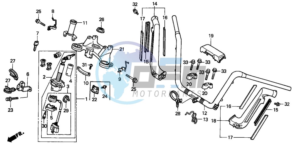 HANDLE PIPE/TOP BRIDGE