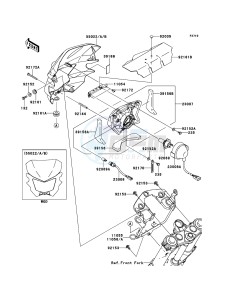 D-TRACKER 125 KLX125DEF XX (EU ME A(FRICA) drawing Headlight(s)