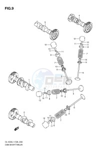 DL1000 (E28) V-Strom drawing CAMSHAFT   VALVE