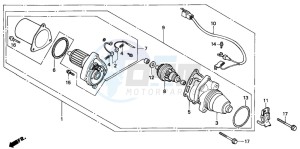 NH80MS drawing STARTING MOTOR (NH80MDK/MDP/MSN/MSP)