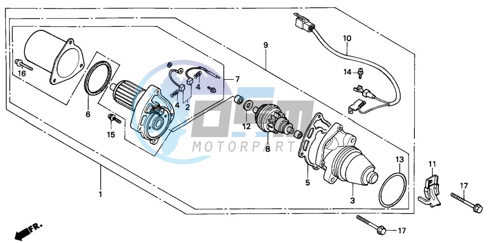 STARTING MOTOR (NH80MDK/MDP/MSN/MSP)