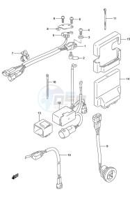 DF 150 drawing PTT Switch/Engine Control Unit