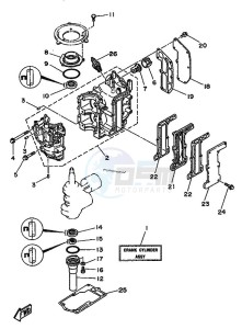 6C drawing CYLINDER--CRANKCASE