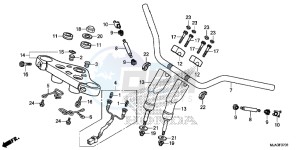 VT750C2SD UK - (E) drawing HANDLE PIPE (VT750C2S)