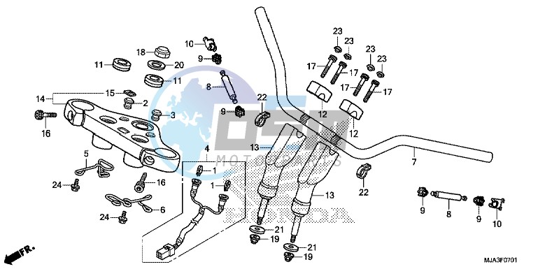 HANDLE PIPE (VT750C2S)