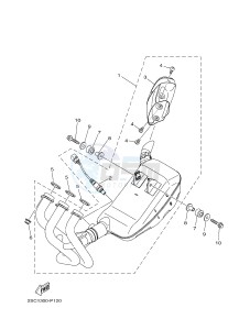 MT09TRA MT-09TRA TRACER 900 (2SC9 2SCA) drawing EXHAUST