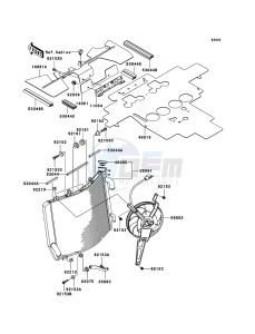 ZZR1400 ZX1400A7F FR GB XX (EU ME A(FRICA) drawing Radiator