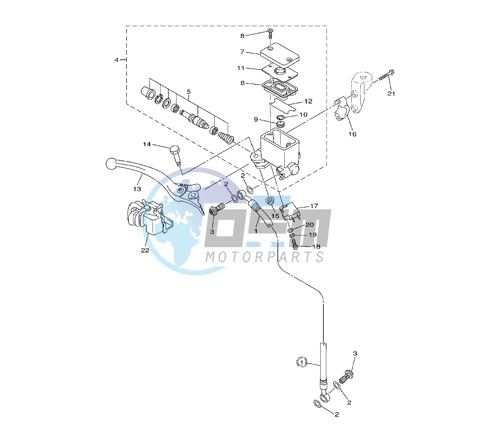 FRONT MASTER CYLINDER