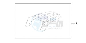 VT750CA9 UK - (E / MKH ST) drawing REAR CARRIER