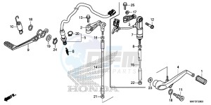 CBR1000RAH 2ED - (2ED) drawing PEDAL