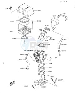 JS 300 A [300 SX] (A1-A5) [300 SX] drawing FLAME ARRESTER-- JS300-A1_A2- -