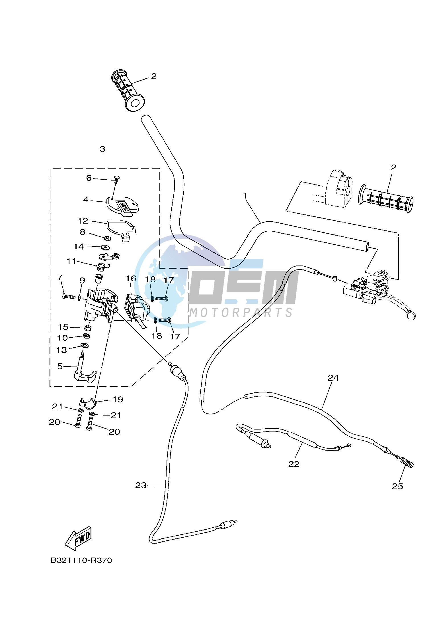 STEERING HANDLE & CABLE