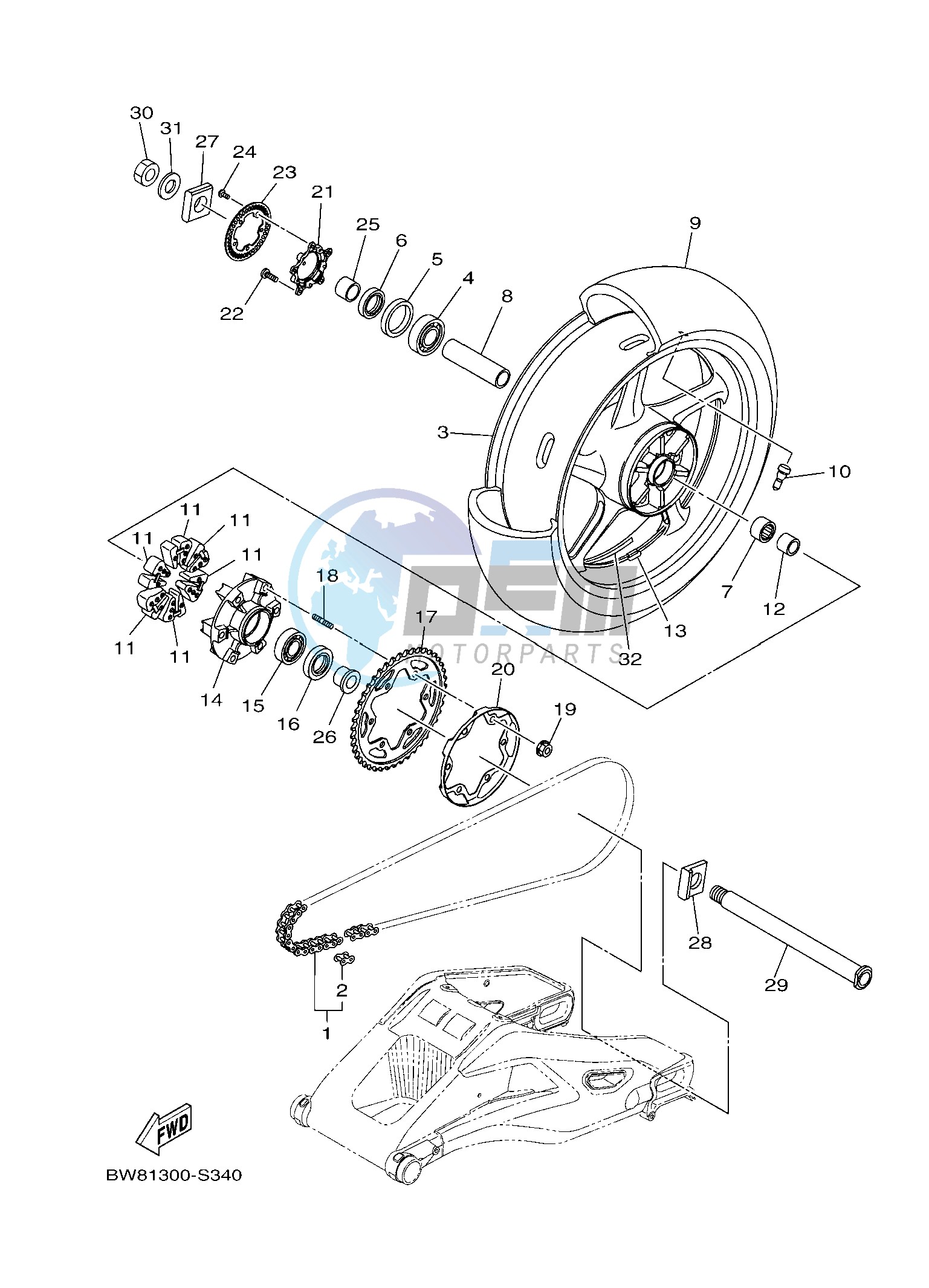 REAR WHEEL