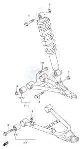 LT-A500F (P24) drawing SUSPENSION ARM