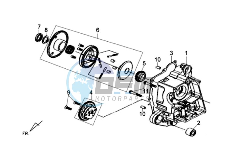 CRANKCASE RIGHT