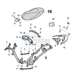 VCLIC EVP2 drawing FRAME AND SADDLE