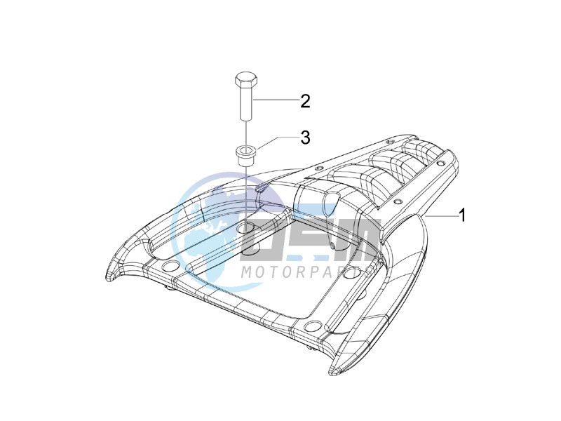 Rear luggage rack